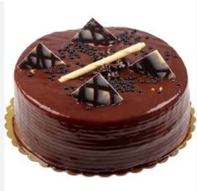 Hafif ve Lezzetli Çikolatalı Yuvarlak Pasta 2-3 Kişilik